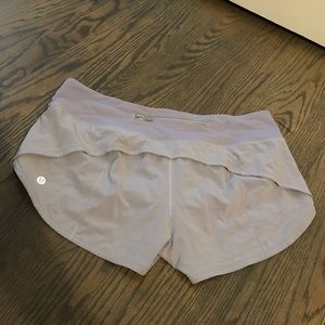 NWOT Lululemon running shorts